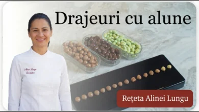 Drajeuri cu alune de pădure coapte și ciocolată caramel