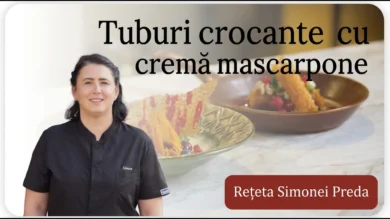 Desert crocant cu cremă mascarpone