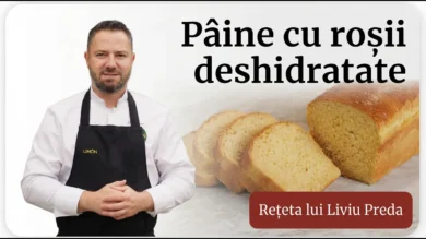 Pâine cu maia și roșii deshidratate