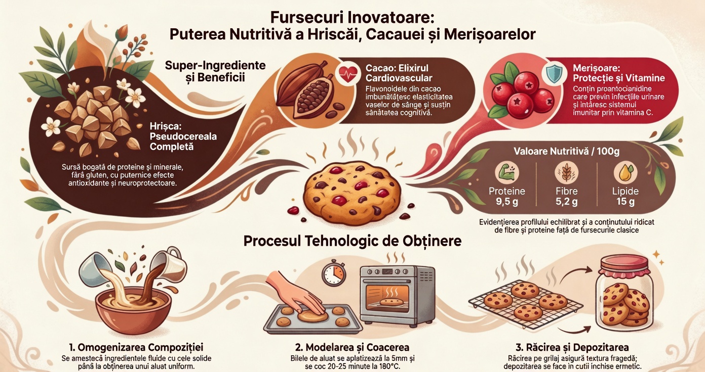Fursecuri cu făină de hrișcă